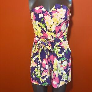 Yumi Kim Silk Floral Romper